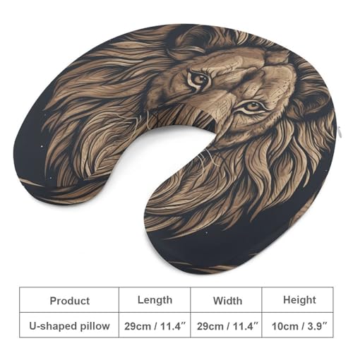 Almohada de espuma viscoelástica u-shaped para viaje 30x25 cm miniatura 2