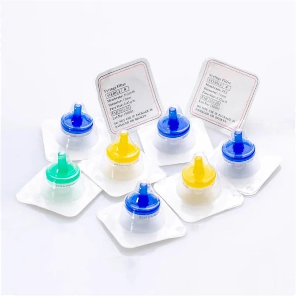 Filtro de aguja de membrana de nailon/PES/PTFE de 13, 25 y 33 mm con apertura de 0,22 µm/0,45 µm (50 unidades/caja)(25mm 0.45um Nylon)