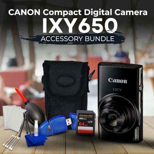 ULTIMAXX Cámara Digital Compacta IXY650 con Accesorios miniatura 2