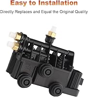 Vista 7 de JDMON Suministro de bloque de válvula de suspensión de aire compatible con Range Rover 2006-2013 Land Rover Discovery 3/LR3 2005-2009 4/LR4