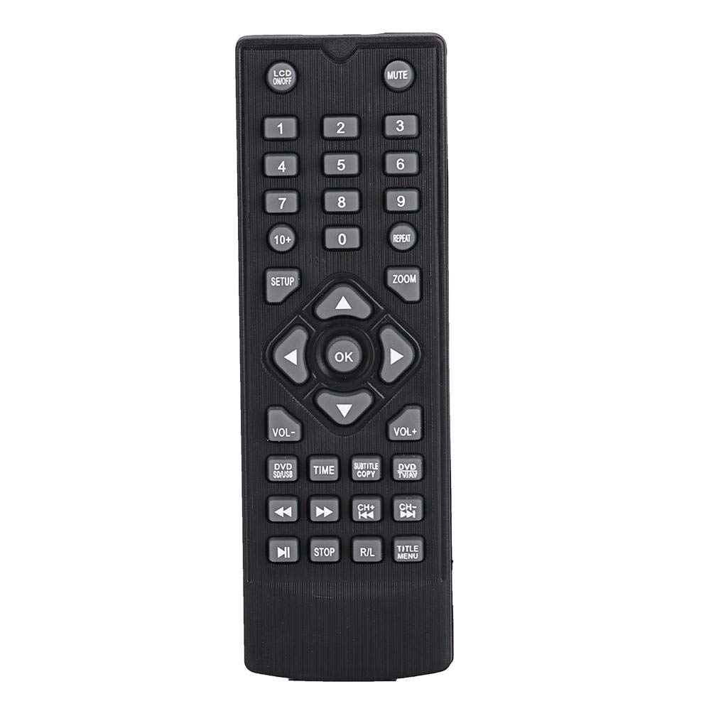 Tosuny Pantalla Giratoria 7.8 Pulgadas Reproductor DVD Portátil con TV Cargador Auto Gamepad Batería Recargable Radio FM