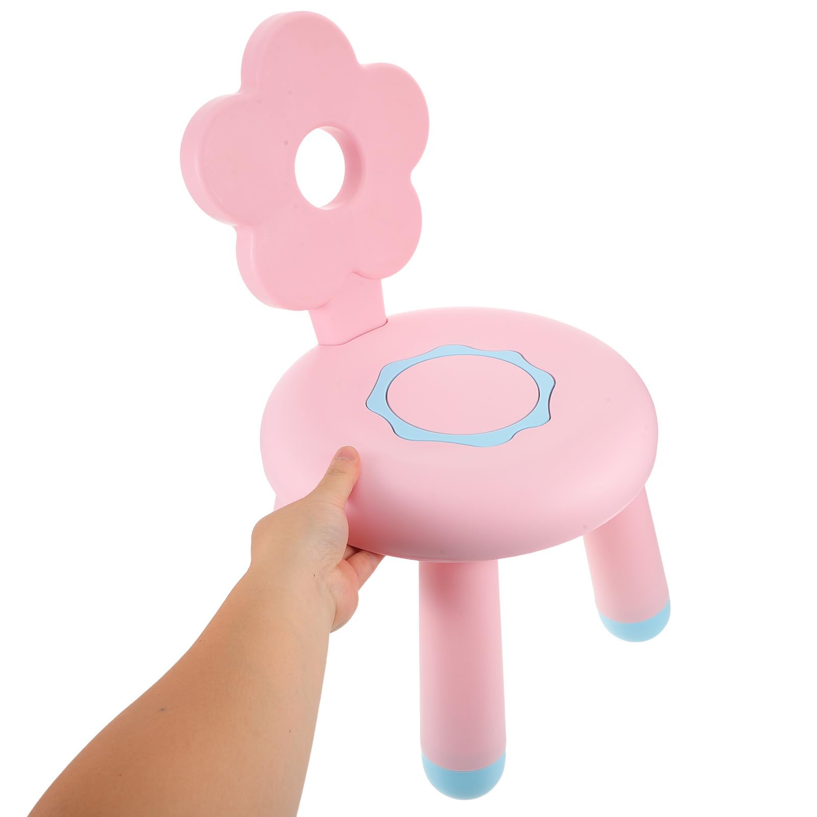 TOYANDONA Sgabello per Ragazzo Ragazza in Plastica Design Proporzionato e Seduta Stabile Adatto per Bagno Cucina o Cameretta Facile da Pulire e Portatile
