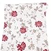 SimpleLife4U Red Peony Shelf Liner Self-Adhesive Contact Paper Old Dresser Drawer Decor Sticker 17.7 Inch By 9.8 Feet