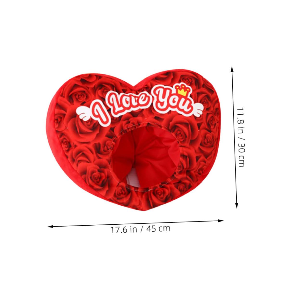 Amosfun Tocado De Cosplay Diseño De Corazón Sombrero De Fiesta para Accesorios De Foto