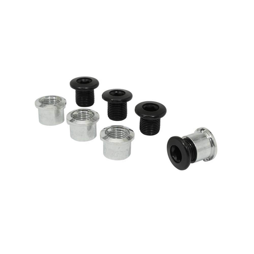 Shimano FC-M6000 śruba i nakrętka do mocowania przekładni, M8 x 8,5 mm, opakowanie 4 szt