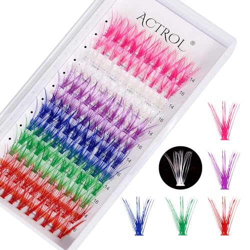Colored Cluster Lash-40d/14mix