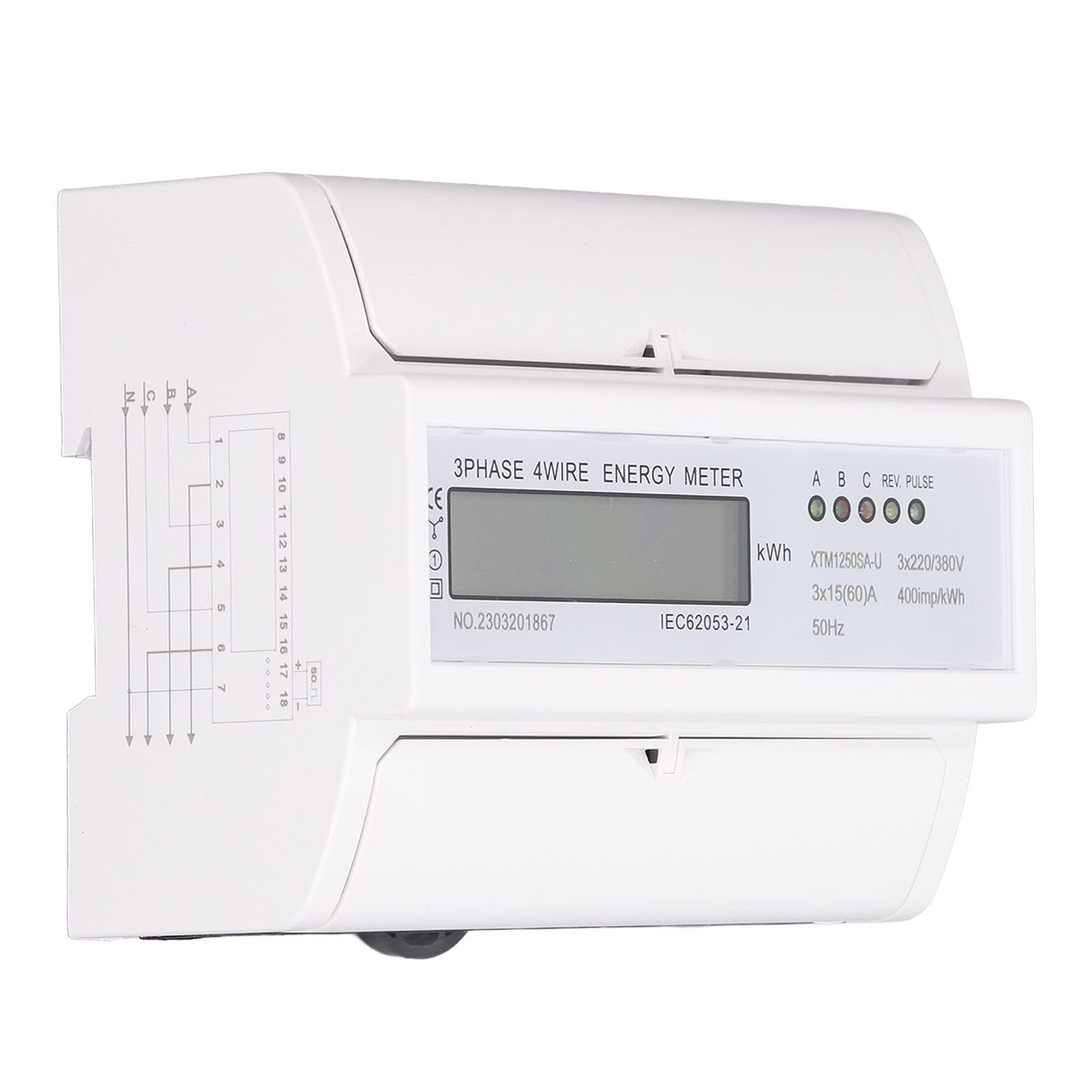 Medidor de Energía Monitor de Energía Pantalla LCD de Diseño