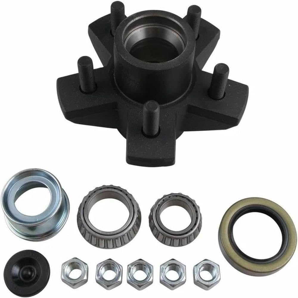 824810-KIT L44649 L68149 L68111 for Dexter 5x4.75 Hub for 3500 Bearing Kit 8-248 Stud spacing 4-1/2"Trailer Idler Axle Studs are Standard 1/2"-20 Thread