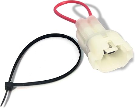 MLY 1 PC Seat Belt Bypass Harness, Override Seat Bypass Accessory with Harness Override Switch Connector Jumper Plug, Compatible with 2017 and Newer Pioneer 700-2, 700-4, 1000-3, 1000-5 Models White