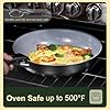 CAROTE 19PCS Ceramic Cookware Sets, Black and Gray, Pots and Pans Set Non Stick Non Toxic, Induction Cookware, Kitchen Cookware Sets, Pots Set for Healthy Cooking #5