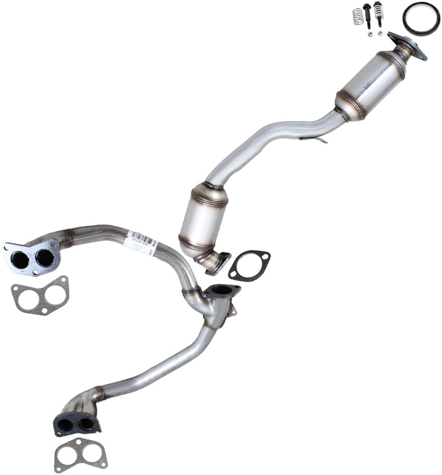 Northeastern Exhaust | EPA-Approved Front Pipe and Catalytic Exhaust System Kit Compatible for Baja Forester Impreza Legacy Outback 9-2x 1999-2006 2.5L | Includes Gaskets and Spring Bolt Kit