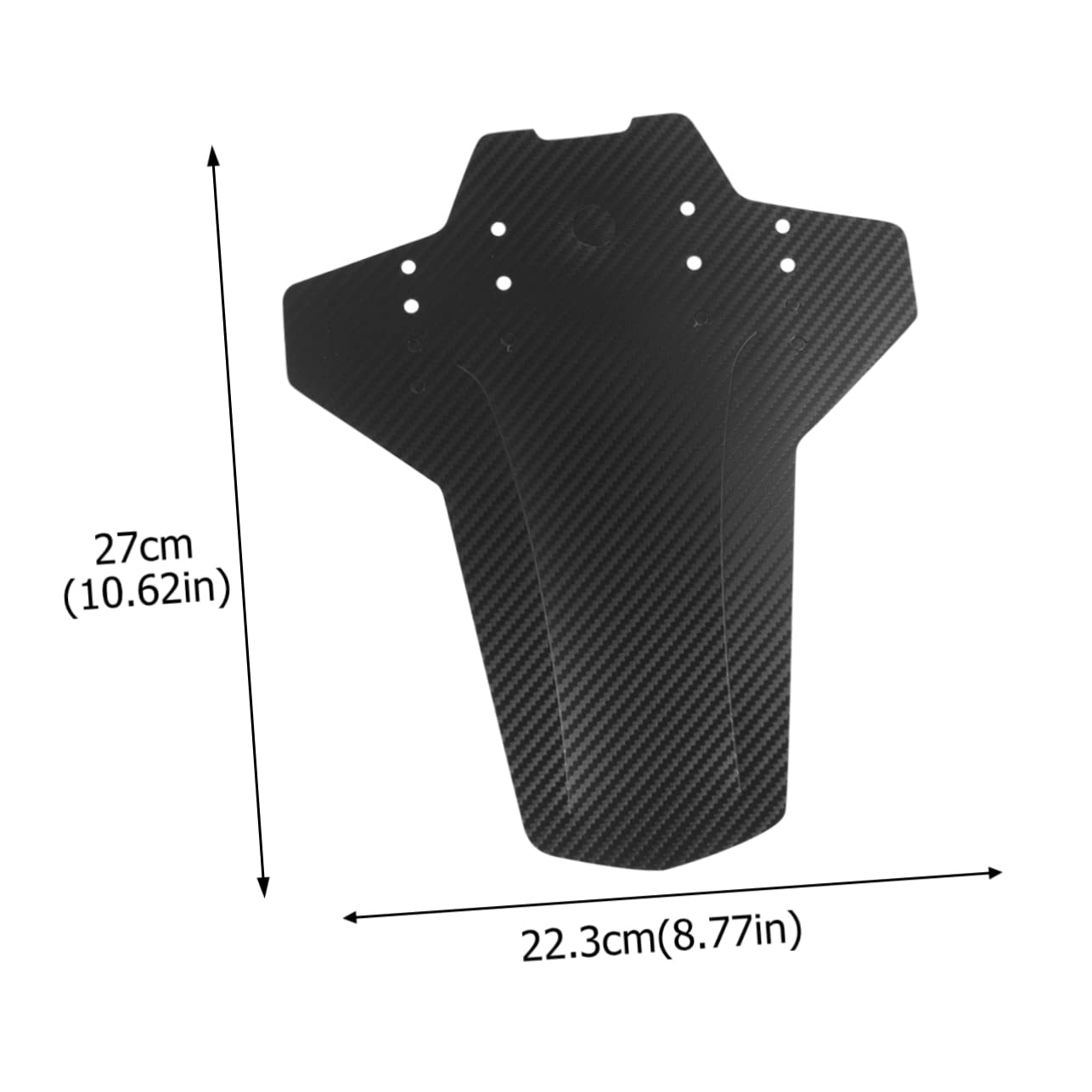 Mikikit Dustproof Universal for Bike Carbon Fiber Easy Assembly Bike Accessories 3D Curved Plastic