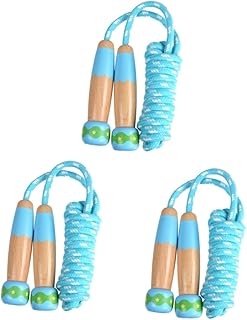 Sosoport 3pcs fitness jump rope kids jumprope jump rope for fitness Skipping Rope kid jumping rope kids playing jump Bamboo kid jump rope exercise ropes adjustable rope pupils