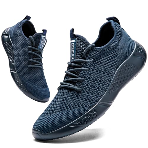 Image of Men's Running Shoes Slip On Walking Comfortable Tennis Breathable Non Slip Athletic Gym Workout Cross Training Fashion Sneakers