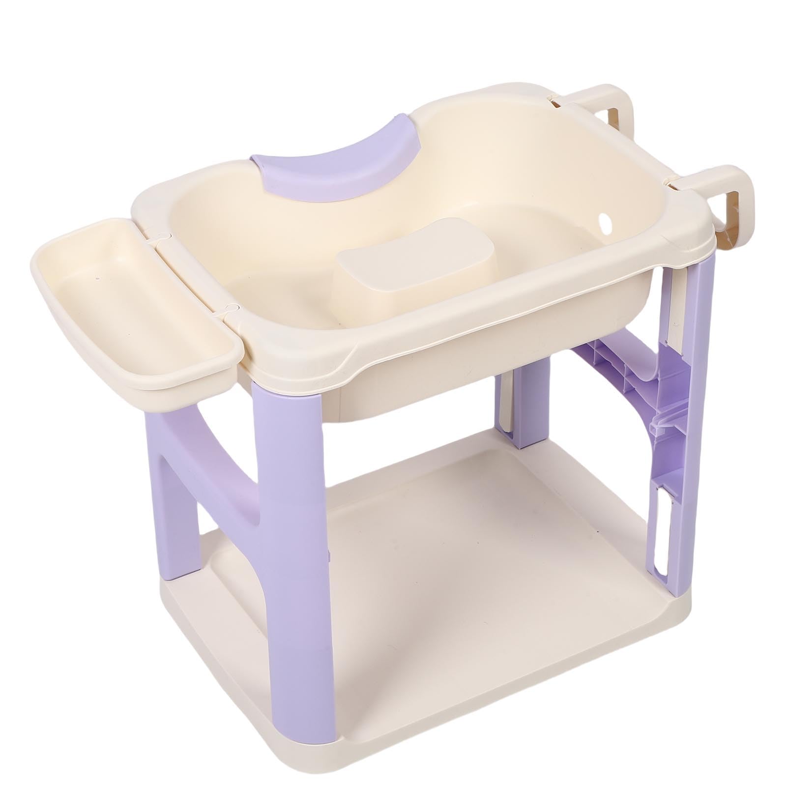 Generic Taca do Mycia Włosów Przenośny, Stabilny Stojak na Szampon do Użytku Domowego Konstrukcja z Tworzywa Sztucznego (PURPLE)