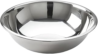 American Metalcraft 16" Stainless Steel Mixing Bowl - 13-Quart Durable Metal Bowls for Mixing, Large Stainless Steel Bowl