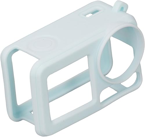 Miniatura 9 de Pssopp Silicone Camera Case, Shockproof Fingerprint Oil Proof Washable Camera Soft Protective Cover with Lens Cover Strap for Osmo Action 3 4 5 Pro