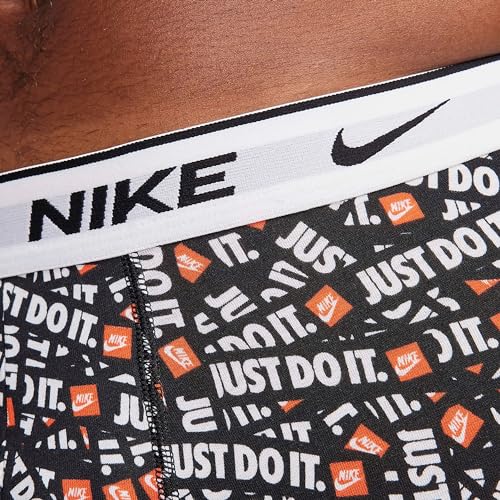 Nike Essential Cotton Stretch 3 pk Boxer Briefs, Multi JDI Print, S3