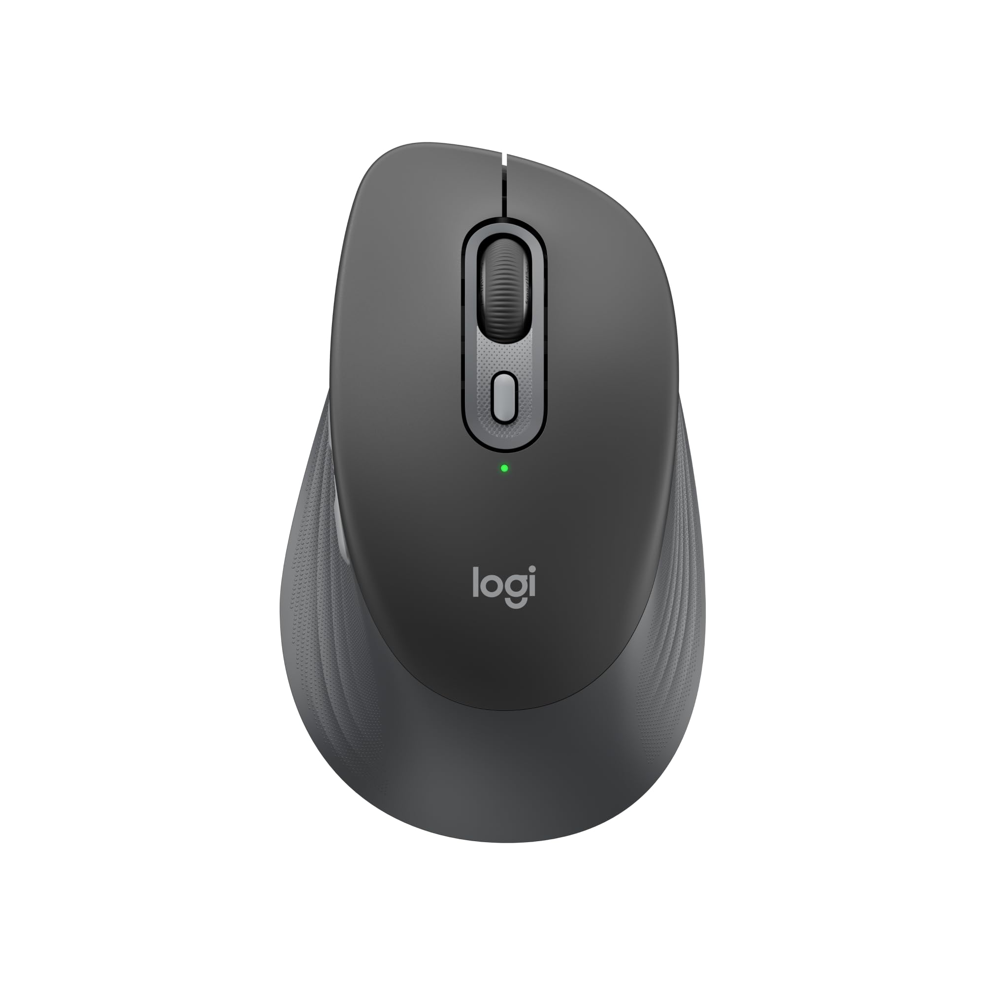 Logitech Signature Comfort M840 L Wireless Mouse Bluetooth - Graphite | Bluetooth, SmartWheel, customizable buttons, multi-device compatibility for Windows, macOS, iPadOS No Palm Cushion Graphite