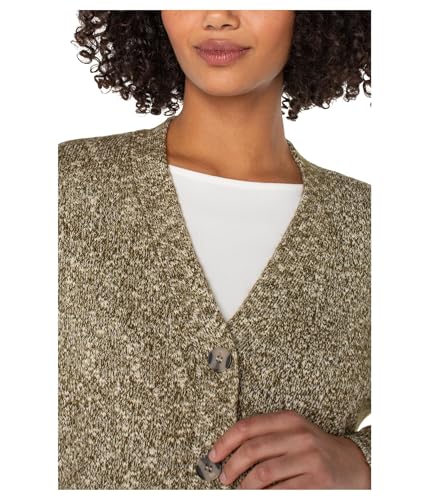 Liverpool Women's Long Sleeve Button Front Cardigan Sweater3