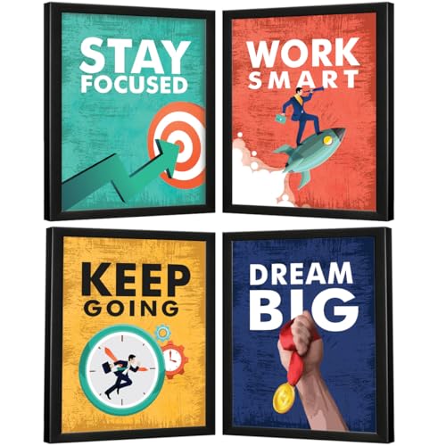 Image of Chaka Chaundh - Suitable Motivational Quotes Frames Framed Posters - Quotes Wall Frames - Posters with Frame (14 X 11 inches)