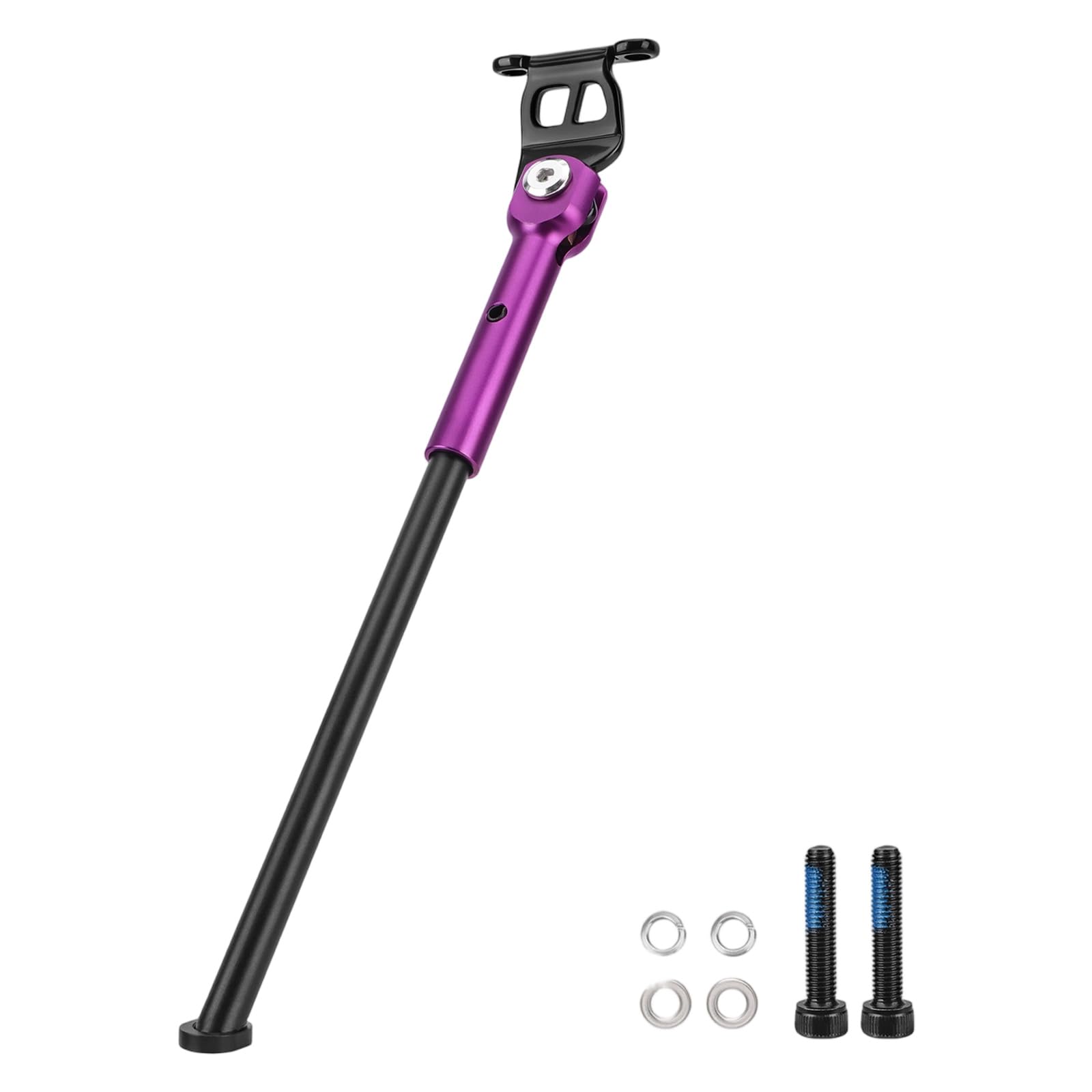 QIAOLIDA Aluminum Alloys Bicycles Kickstand Parking Stand Adjustable Side Rear Parking Rack for Triple Folding Bike Accessories