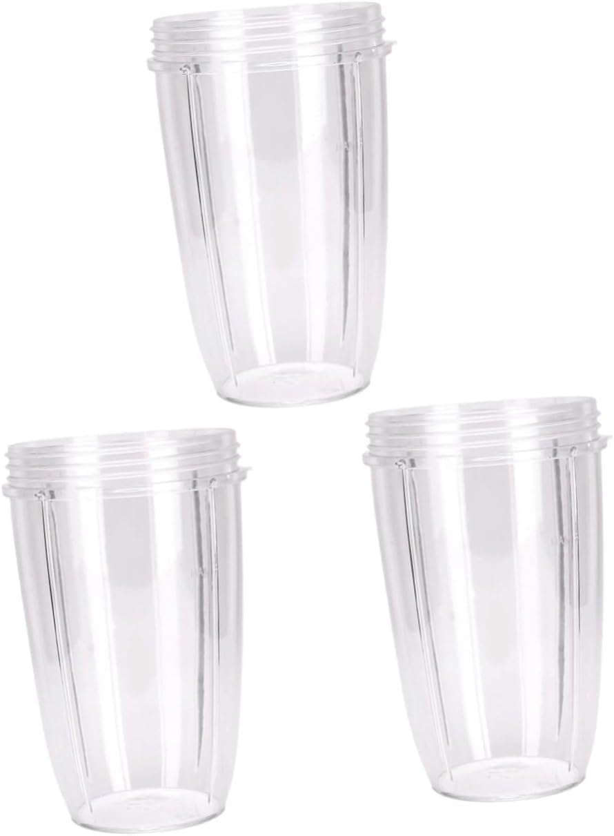 3pcs Large Blender for Smoothies Shaker Cup Pitcher Lid Blender Blade Plastic Dishwasher Safe