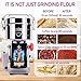 750g Grain Mill, 304 Stainless Steel Spice Grinder, 2800W High-speed Commercial Flour Mill, Superfine Flour Mill Grinder for Home, Grain Mill for Flour