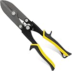 Outils de Pliage de Tôle à Main avec 5 Lames, Outil de Pliage de Gouttière de 10-1/2 po, Pince à Tôle avec Poignée Antidérapante, Outil CVC pour Tuyaux de Descente et de Poêle de 24-28 G, Travaux de Tuyauterie et de Ventilation