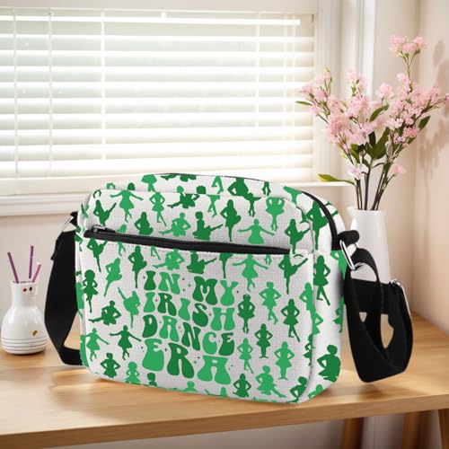 WCGXKO Irish Dancer Gift Irish Dance Lover Teacher Coach Gift Irish Dance Team Inspired Crossbody Purses Bag Messenger Bag3
