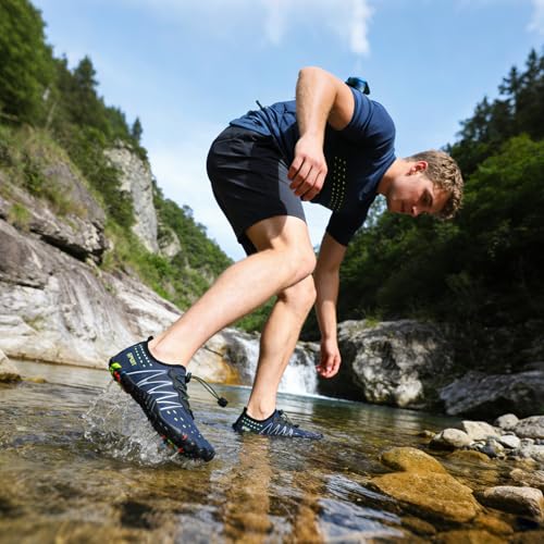 Image of ziitop Water Shoes for Men Women Beach Barefoot Swim Rock Climbing Pool Shoes Socks, Anti-Slip Breathable Quick Dry Lightweight Slip-on, Outdoor Sport Hiking Walking Boating Fishing Diving Surfing
