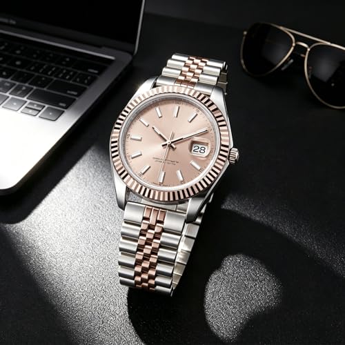 Image of BINLUN Stainless Steel Watch Band Replacement Metal Watch Straps for Men and Women 20mm /22mm /24mm
