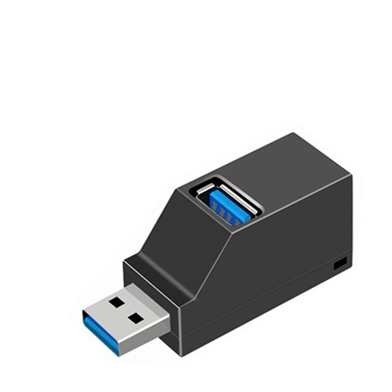 Extensor de concentrador USB 3.0 multipuerto para ordenador portátil, adaptador USB 2.0/3.0 de alta velocidad para disco U y lector de tarjetas