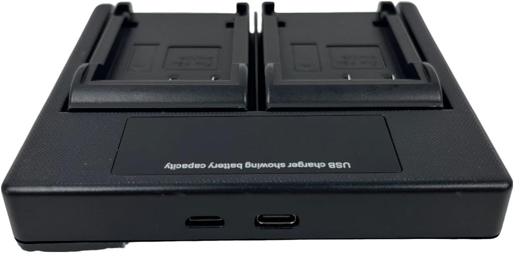 USB Dual Battery Charger for DMW-BMB9 DMW-BMB9E DMW-BMB9PP, Compatible with DMC-FZ40 DMC-FZ45 DMC-FZ47 DMC-FZ48 DMC-FZ60 DMC-FZ62 DMC-FZ70 DMC-FZ72 DMC-FZ100 DMC-FZ150 V-Lux2 V-Lux3