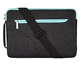 Verfügt über einen Polyester Schaumpolsterschicht und Weichgewebefutter Kompatibel Beule und Stoßdämpfung und Schutz Ihres Computers vor versehentlichen Kratzern.