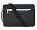MOSISO Maletin Portatil Compatible con 2020 2019 MacBook Pro 16 Pulgadas /15 15,4 15,6 Pulgadas DELL HP Acer Samsung Sony Chromebook, Bolso de Hombro con Bolsillo Frontal en Arco, Azul