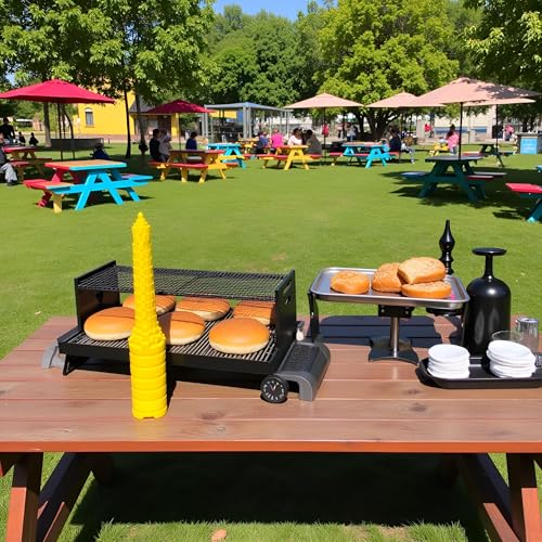 Gelber Hot Brötchenbohrer Dog Bohren Grillen Hotdogger Spülmaschinenfest Anti-Rutsch-Back- und Gebäckutensilien