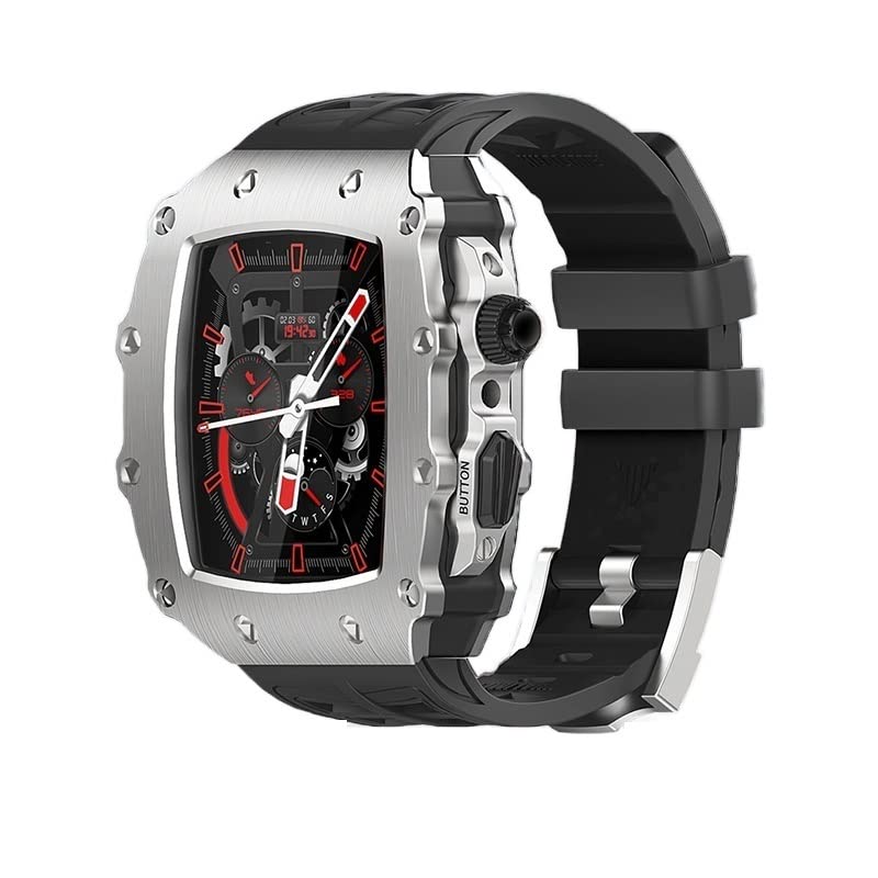 Boîtier en métal Apple Watch 7 pour le sport et kit de protection d'écran intégrée