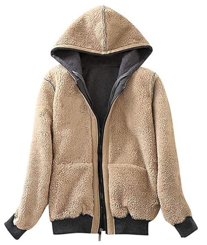 ZITY Womens Hoodies Fleece Jacket Winter Sherpa Lined Sweatshirt3