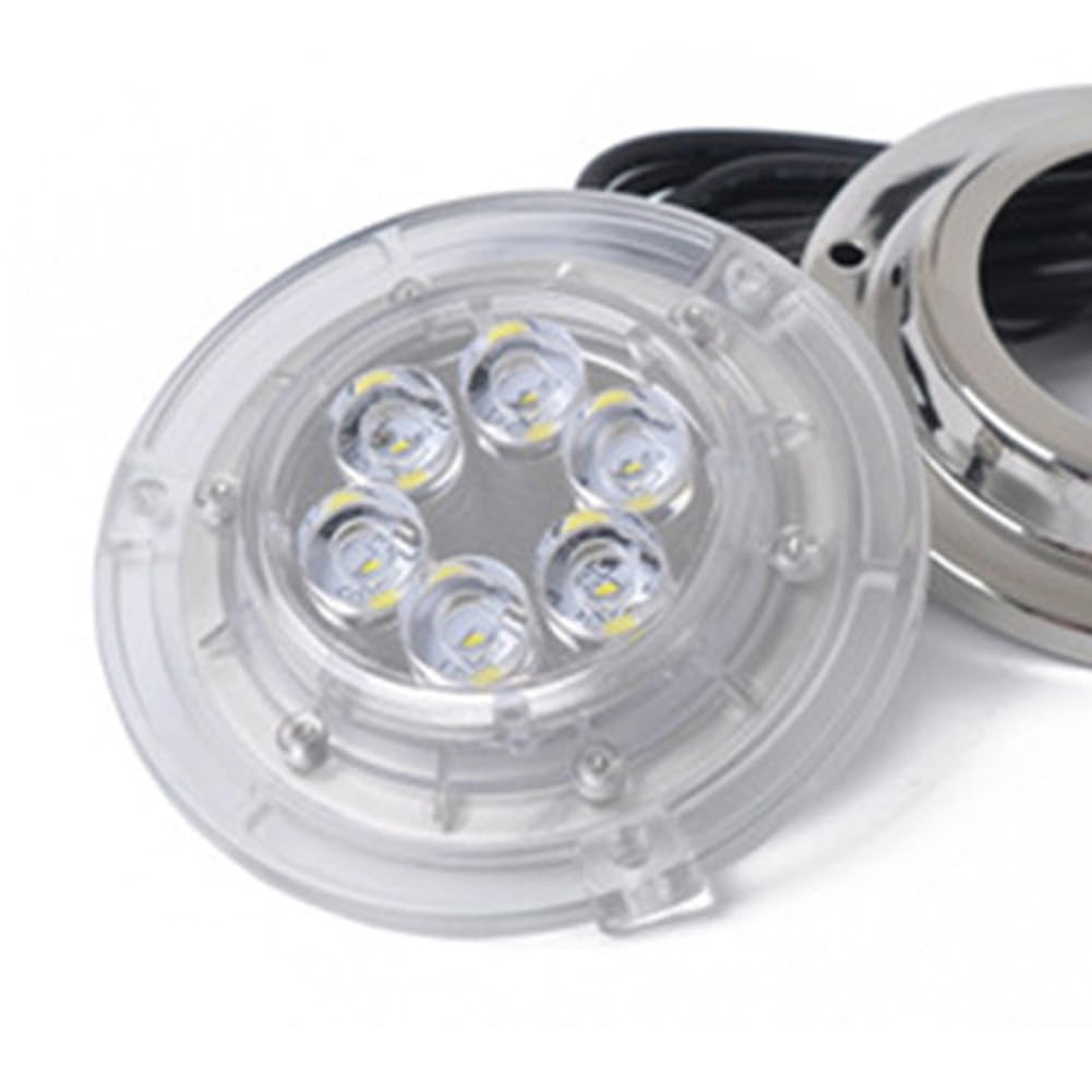 DC10-30V 15W Piscina LED Marino Impermeabile Dock Deck Yacht Luce Subacquea per Barche TP019019, Luce Blu Durevole Facile da Usare