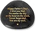 Unique Gifts for Fathers Day for Men - Engraved Decorative Stones Gift for Father's Day for Dad from Son - Heart-Warming You are My Rock - Decorative Accessories Gifts for Men Who Have Everything