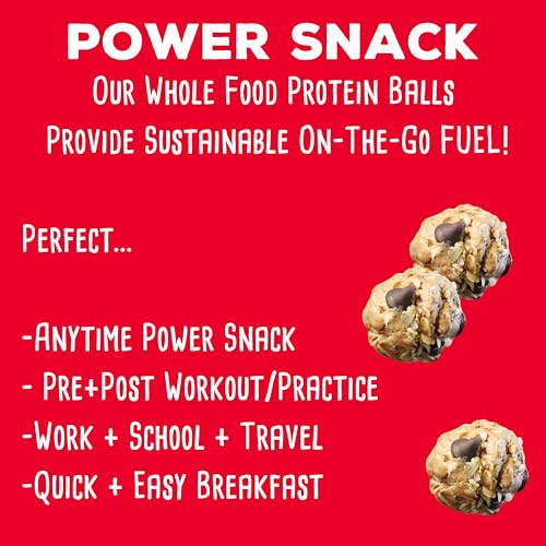 Image of simplyFUEL Whole-Food Protein Balls (Chocolate Coconut Peanut Butter) - 8 g High-Protein, Gluten-Free, Healthy Snack for Adults & Kids (1.6 oz - Pack of 24)