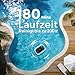 Bocxi Poolroboter, Kabelloser Poolsauger Akku, Poolroboter Akku, 180 Min Laufzeit, Starke Saugkraft, Auto-Parking, 2.7L Filterkorb, Automatischer Poolreiniger für Aufstell- und Einbaubecken bis 200m²