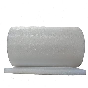STYLELABS EPE Foam 20MM Roll/Sheet (12 Inches X 5 Feet Length) White Color (Set of 1 Roll)