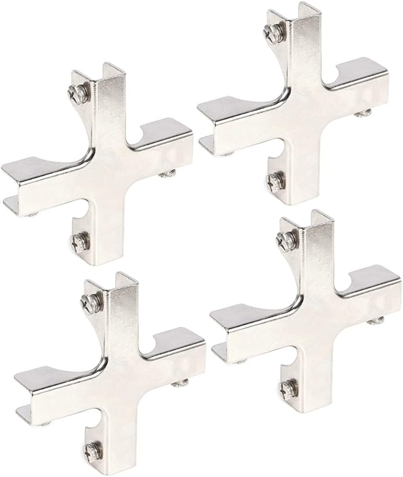 glass clamp,Shape Glass Clamps, Glass-to-Wall Holder, Wall Mounted Clamps, Shower, Shelf, Panels (+ shape)
