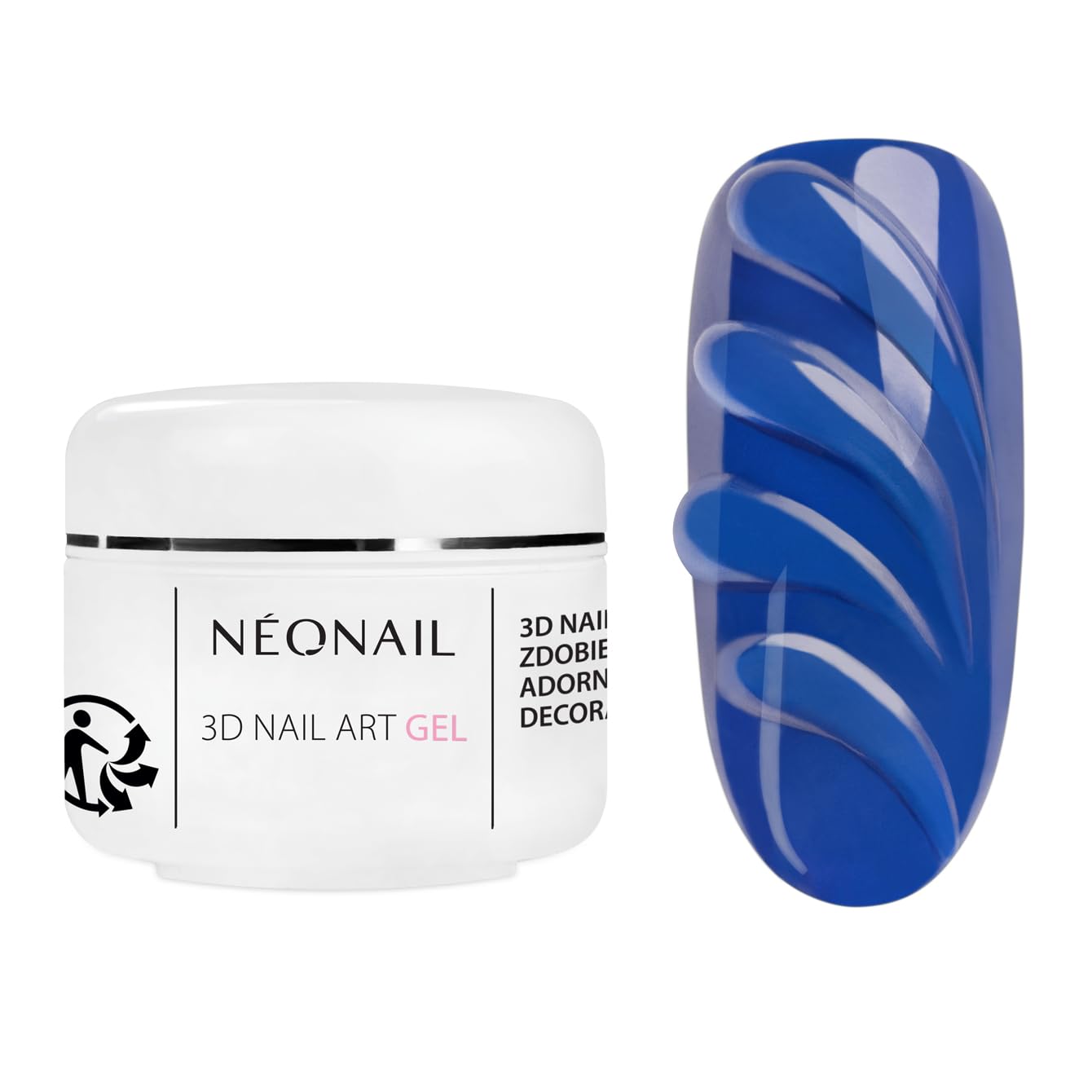 NÉONAIL 3D Nail Art Gel - 3D Skulptur Gel - Nageldesign UV 3D - Aufbaugel Für Gelnägel - Kunstnägel