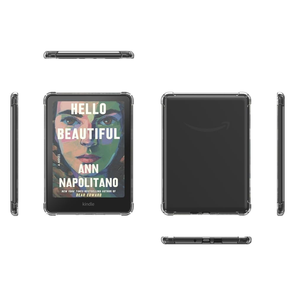 Custodia flessibile trasparente per tablet Amazon Kindle Fire HD7 HD8 HD10, custodia ultra sottile in morbido TPU trasparente per Amazon Kindle Paperwhite Oasis (per Kindle Paperwhite 12th 7"