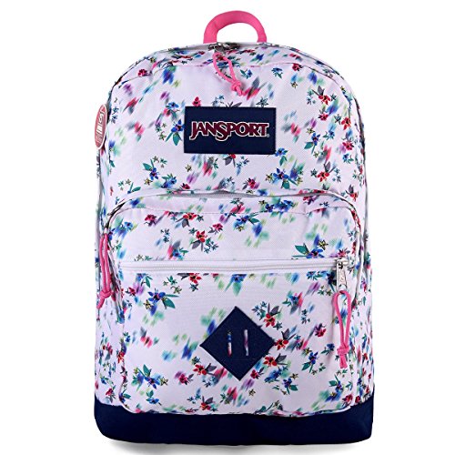 JanSport City Scout Laptop Backpack (Multi White Floral Haze)2
