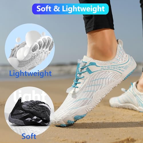 Image of Hike Barefoot Shoes Women Men Pro Water Footwear Wide Toe Box Non-Slip Unisex Athletic Outdoor Running Shoes