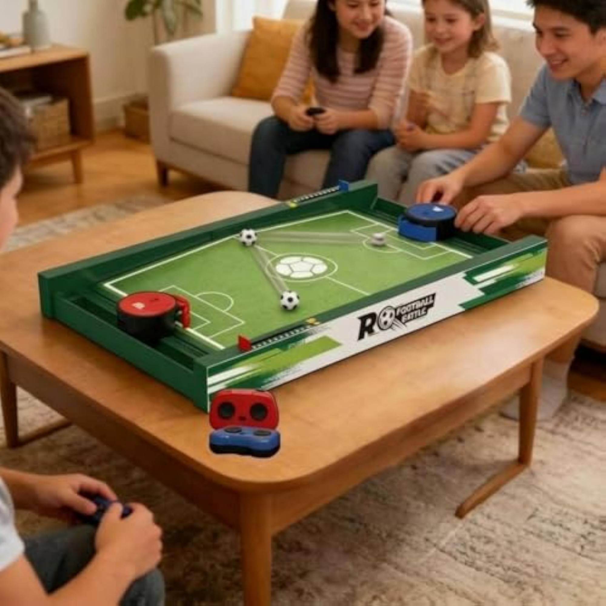 Green Playing Field Wireless-Control Football Battle Game